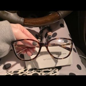 Michael Kors Tortoise Rimmed Glasses